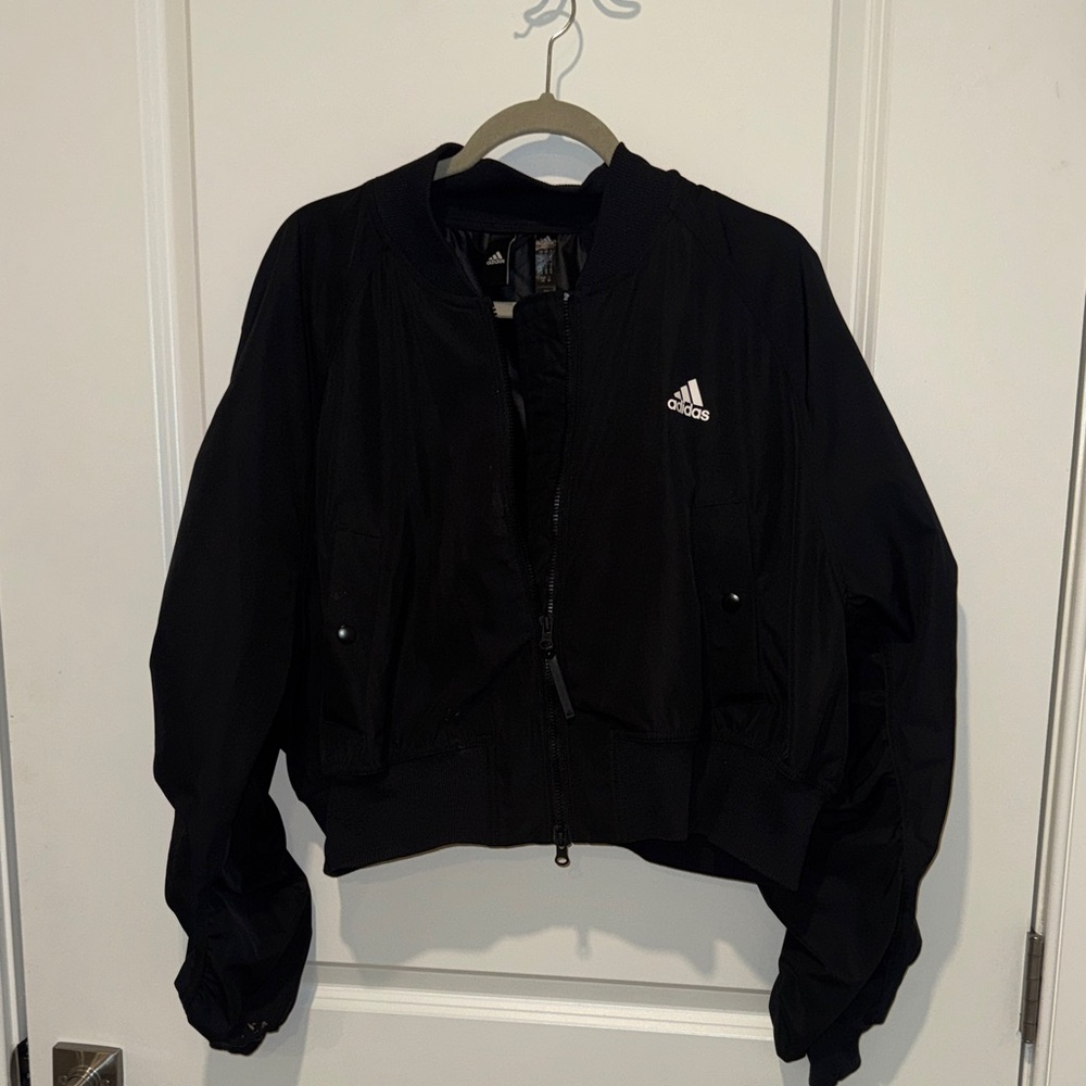 Adidas Women's Black Bomber Jacket